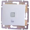 Legrand Slovensko, s.r.o. Valena - 774415 - Tlačidlo s orientačným osvetlením 12V piktogram zvončeka - Biela