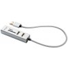 USB hub YENKEE YHC 101SR + čítačka
