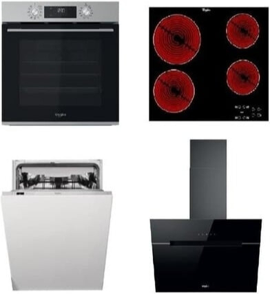 Komplet Whirlpool OMK58CU1SX s chladničkou, rúrou a umývačkou poskytuje maximálny komfort a úsporu energie.