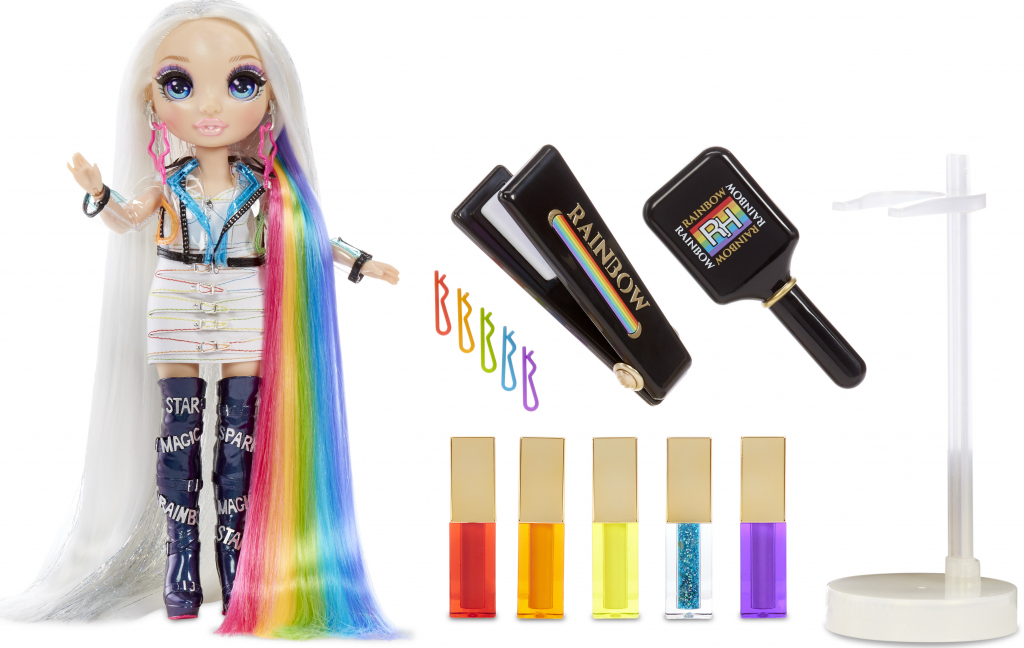 MGA LOL Rainbow High Vlasové studio s panenkou