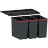 Odpadkový kôš Franke Easysort 600-2-2 2x14,5 l, 2x7,5 l