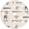 Microstar Ø 150 mm Grip 15 Holes 50/pack, Zrnitosť P2000, Rozmer Priemer 150mm, Diery 15