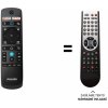 Predátor Philips HTV 55HFL6014U/12 náhradný diaľkový ovládač iného vzhľadu.