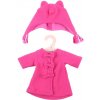 Bigjigs Toys Ružový kabátik s čiapočkou pre bábiku 38 cm