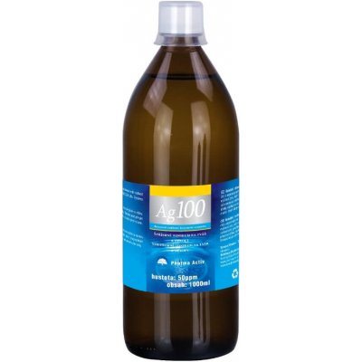 Koloidní stříbro Ag100 50ppm 1000 ml