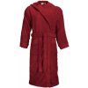 The One Towelling® Unisex župan s kapucňou T1-BH Burgundy L/XL