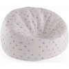 Sablio Sedací vak Cocoon Barevné hvězdy - 75 x 45 x 35 cm