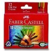 Voskovky FABER-CASTELL trojhranné 12 barev