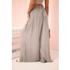 Fashionweek dámske nohavice ľahké vzdušné so širokými nohavicami K3180 CAPPUCCINO