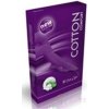 Maxis comfort cotton stehenné pančuchy normálne bez špice s lemom bronz