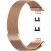 MojRemienok.sk Milánsky ťah celokovový náhradný remienok pre Huawei Watch Fit a Huawei Watch Fit New a SE Farba: ružová zlatá (rose gold)