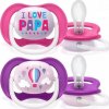 Avent Philips Ultra air text dievča 2 ks V001039