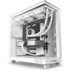NZXT skříň H6 Flow dvoukomorová / MidT / 3x120mm fan / 2xUSB 3.2 / USB-C / prosklená bočnice i čelo / bílá - CC-H61FW-01
