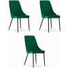 Stolička IMOLA - tmavozelený zamat x 3 9401 71 00 00