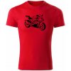 T-ričko BMW S1000RR pánske tričko Farba trička: Červená, Veľkosť: 4XL