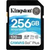 Kingston Canvas Go Plus Secure Digital SDXC UHS-I U3 256 GB | Class 10, rýchlosť 170/90 MB/s (SDG3/256 GB)