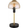 Globo Globo 21914A - Stolná lampa KOKKINI 1xE14/25W/230V čierna/zlatá GL7568 + záruka 3 roky zadarmo