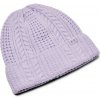 Dámska čiapka Under Armour HALFTIME CABLE KNIT BEANIE W fialová 1386639-535