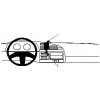Brodit ProClip montážna konzola na palubnú dosku pre Toyota LandCruiser Hg 80 91-94, 851994