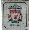 Liverpool FC Plechová ceduľa Liverpool FC, Retro Znak klubu, 23x25 cm