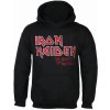 mikina s kapucňou ROCK OFF Iron Maiden NOTB Vtge Logo Faded Edge Album- BLACK Čierna