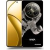 Picasee silikónový čierny obal pre Realme 12 Pro 5G - Astronaut Big