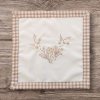 RAEBEL Biely obrus Vyšívaný 345 krémová Polyester 35x35 cm