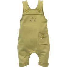 PINOKIO detské laclové nohavice zelená