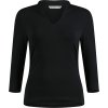 Kustom Kit Top KK 785 s mandarin límečkem, 3/4 rukáv, dámský COT430785002w2-black Černá 8-10