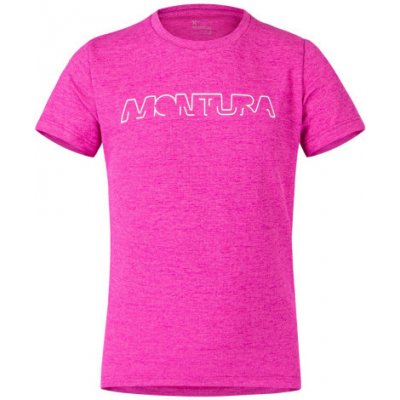 Dievčenské funkčné tričko Montura OUTDOOR T-SHIRT KIDS ružová
