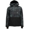 Pánska lyžiarska bunda Quiksilver, MISSION PRINTED BLOCK čierna,sivá M