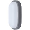 Solight LED vonkajšie osvetlenie oválne, 21 cm, sivé