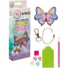 Diamantový SET klíčenka Motýl