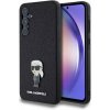Puzdro Karl Lagerfeld Fixed Glitter Metal Ikonik Samsung Galaxy A55 5G - čierne
