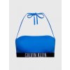 Dámska plavková podprsenka Bandeau KW0KW01966 C4X modrá-čierna - Calvin Klein M