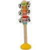 Bigjigs Toys Rolničky žlutá