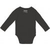Neutral Dojčenské body s dlhým rukávom NE Charcoal
