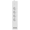 Geti Predlžovací kábel s vypínačom SMART 1,8 m 4Z + 4xUSB Wi-Fi Tuya TI0099 + záruka 3 roky zadarmo