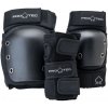 Pro-Tec - Street Adult 3-PK Pad Set Open - Black - Sada chráničů Velikost: S