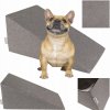 Petsona Penový Klin Podložka Rampa Pre psov zvierat sivá