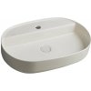 ISVEA - INFINITY OVAL keramické umývadlo na dosku, 60x40cm, Ivory 10NF65060-2K
