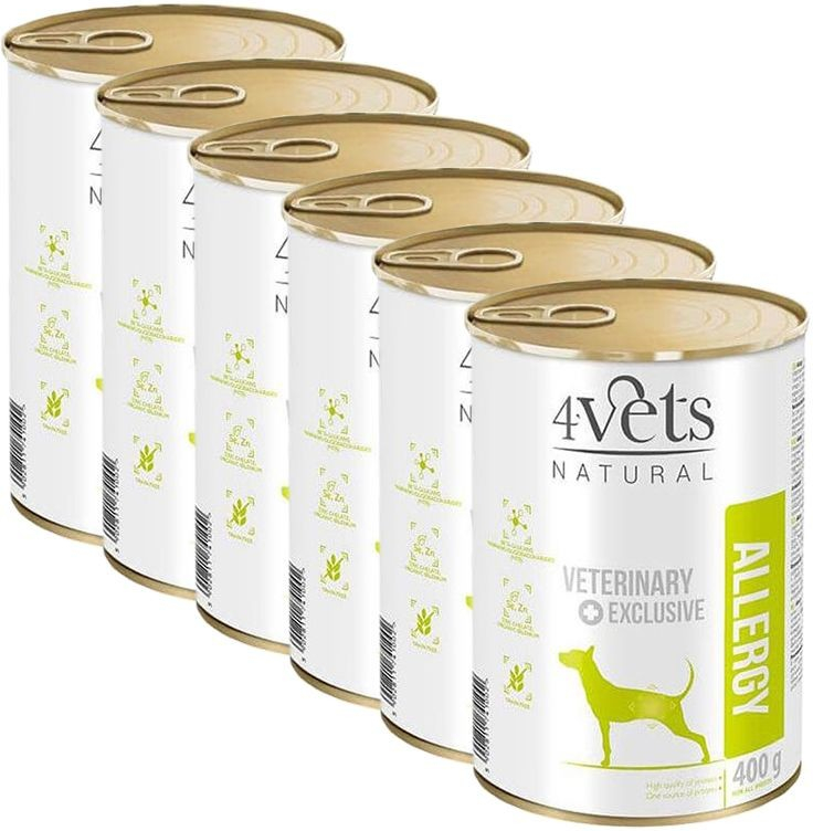 4Vets Natural Veterinary Exclusive Allergy 6 x 400 g