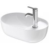 Duravit Luv - Umývadielko na dosku, 420x270 mm, bez prepadu, s otvorom na batériu, biela 0381420000