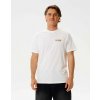 RIP CURL tričko Surf Revival Lined Up Tee Bone 3021 vel. M