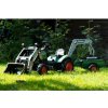 FALK - Šliapací traktor Farm Lander s nakladačom, rýpadlom a vlečkou zelený (FA-2054N)