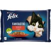 Felix Pouches Fantastic Adult Multipack Beef & Chicken in jelly 4 x 85 g