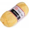 Bavlnená pletacia priadza Begonia 50 g - 1 ks 3 (4653) žltá svetlá