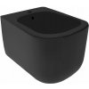 Kerasan TRIBECA bidet závesný 35x54cm, čierna matná 512531