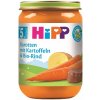 HiPP BIO Mrkva, zemiaky a hovädzie mäso od uk. 4.-6.mesiaca, 190 g