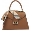 NovaKabelka.sk Flavia Camel kožená talianska crossbody kabelka camel